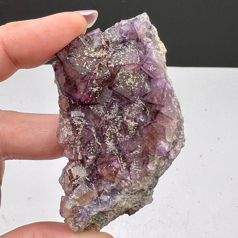Fluorite with Quartz